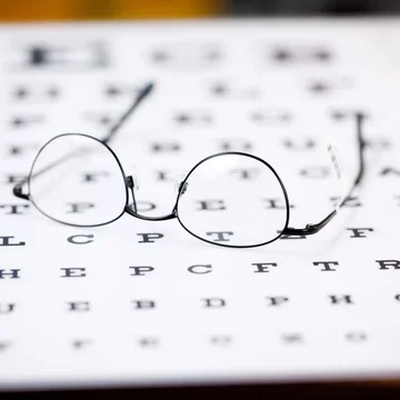 Test slabozrakosti